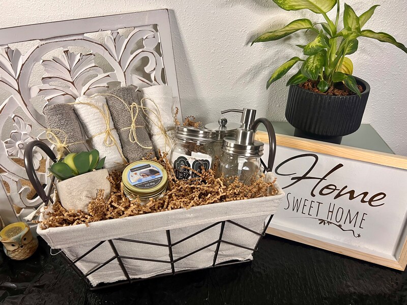 Bathroom Themed Gift Basket-House Warming Gift Set